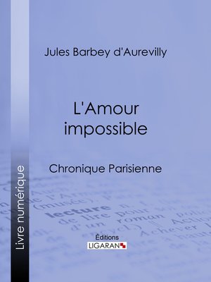 cover image of L'Amour impossible